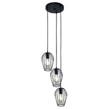 Mino Steel Cage 3 Light Pendant